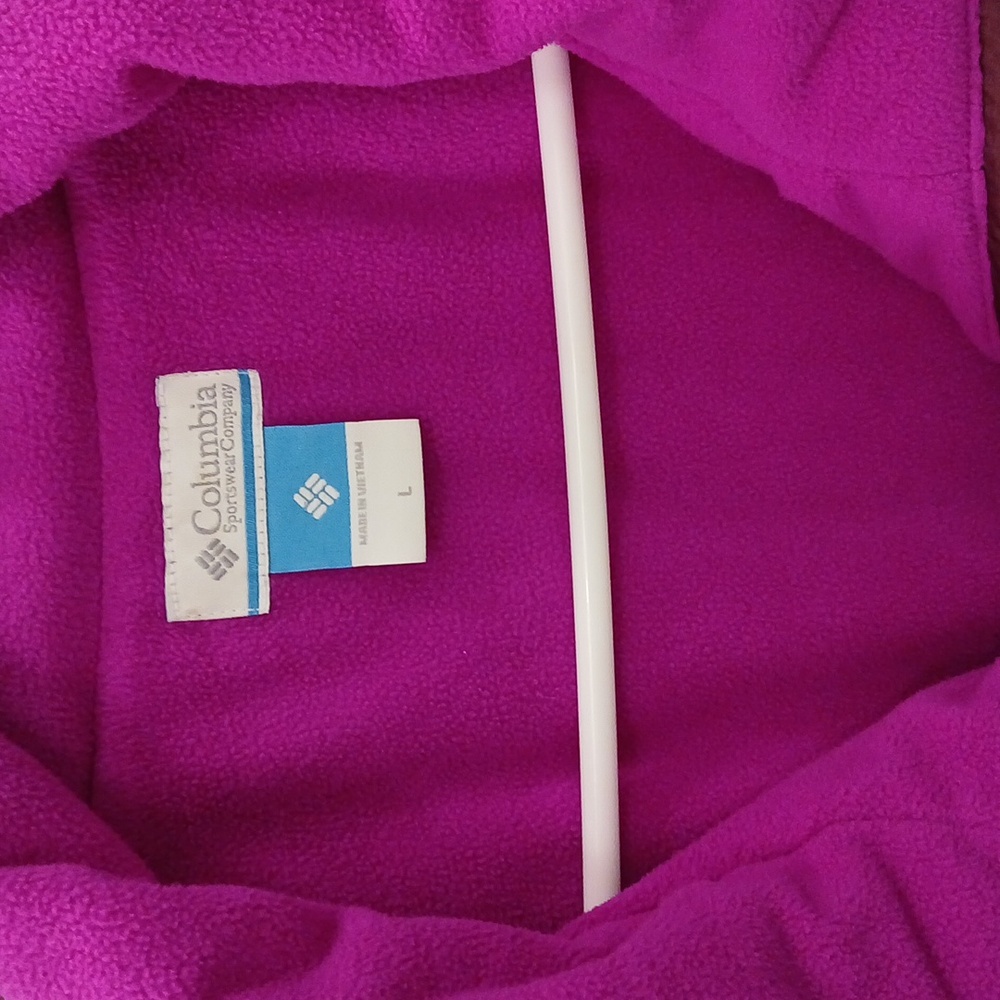 Columbia Women's Fleece Lined Vest Purple  Large - Picture 6 of 7